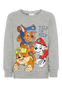 name it, Paw Patrol Sweatshirt, Graumeliert / Mischfarben