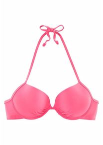 Buffalo, Damen Bikinitop "Happy", Neonpink