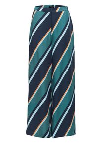 Selected Femme, Damen Hose, Navy / Dunkelgelb / Petrol