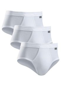 Schiesser, Herren Doppelripp-Sportslips (3 Stck.), Weiß
