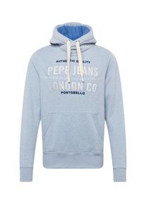 Pepe Jeans, Herren Sweatshirt 'NEVILLE', Hellblau / Weiß