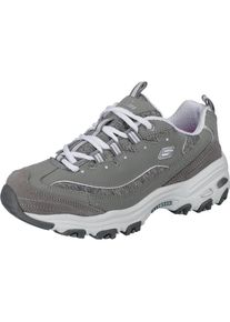 Skechers, Damen 'D'Lites Me Time' Sneakers, Grau / Wei&szlig;