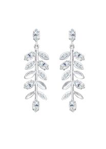 Elli Premium, Damen Ohrringe 'Blatt', Silber