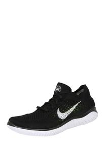 Nike, Herren Laufschuh 'Free RN Flyknit', Schwarz / Wei&szlig;
