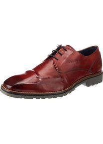 Daniel Hechter, Herren Schnürschuhe, Dunkelgrau / Rostrot / Dunkelrot / Schwarz