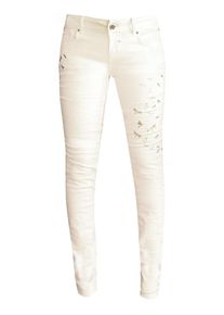 COCCARA, Damen Jeans 'Curly', Weiß
