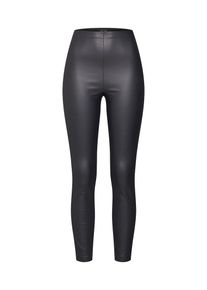 Lost Ink, Damen Leggings 'COATED SKINNY TROUSER', Grau