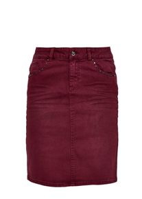 s.Oliver RED LABEL, Damen Jeansrock, Karminrot