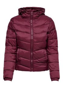 Only, Damen Steppjacke, Burgunder