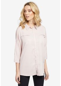 Khujo, Damen Hemdbluse 'Myma', T&uuml;rkis / Pastellpink