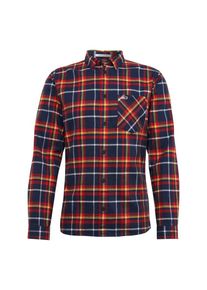 Tommy Jeans, Herren Hemd 'TJM CHECK FLANNEL SHIRT', Dunkelblau / Dunkelgelb / Rostrot