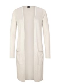 s.Oliver BLACK LABEL, Damen Longcardigan, Naturweiß