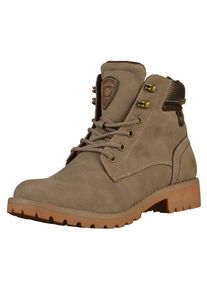 Dockers by Gerli, Damen Stiefelette, Dunkelbraun / Taupe