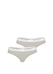 Calvin Klein Underwear, Damen Strings mit Fotobund, Grau