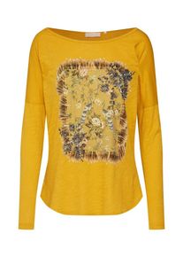 Rich & Royal Rich & Royal, Damen Longsleeve, Dunkelgelb