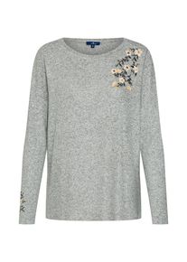 Tom Tailor, Damen Pullover, Graumeliert / Mischfarben