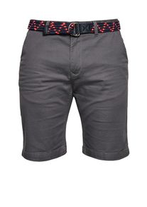 Q/S Designed By, Herren Bermuda, Basaltgrau