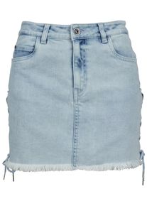 Urban Classics, Damen Skirts, Blue Denim