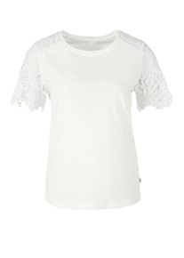 Q/S Designed By, Damen T-Shirt, Naturweiß