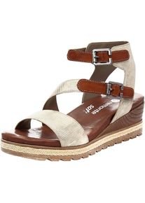 Remonte, Damen Sandaletten 'D6351', Braun / Gold