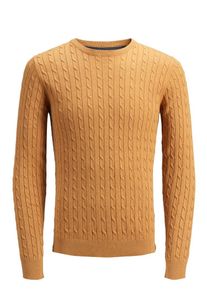 Jack & Jones JACK & JONES, Herren Crew Neck Strickpullover, Apricot