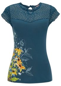 Joe Browns, Damen Shirt, Hellblau / Gelb / Grün / Petrol