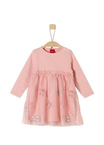 s.Oliver Junior, Mädchen Kleid, Rosa / Rot / Weiß