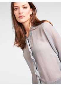 Sandwich, Damen Top, Rauchblau