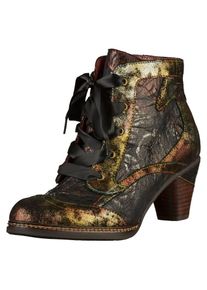 Laura Vita, Damen Stiefelette, Gold / Schwarz