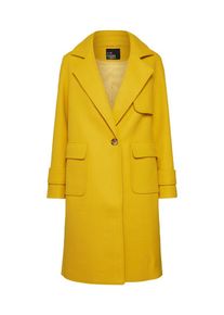 Even & Odd Even&odd, Damen Mantel 'coat with horn button', Senf