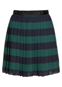 Tommy Hilfiger, Damen Faltenrock, Ultramarinblau / Smaragd / Schwarz