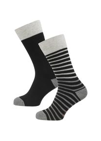 Esprit, Herren Socken, Grau / Schwarz