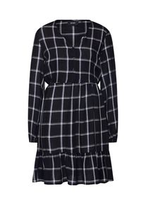Object, Damen Kleid 'CHECKIE', Schwarz / Weiß