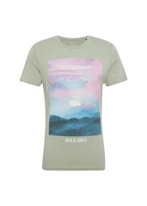 Jack & Jones JACK & JONES, Herren T-Shirt 'JORSTREAM TEE SS CREW NECK', Gr&uuml;n / Hellgr&uuml;n