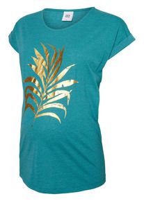 MAMALICIOUS, Damen Umstandstop, T&uuml;rkis / Gold