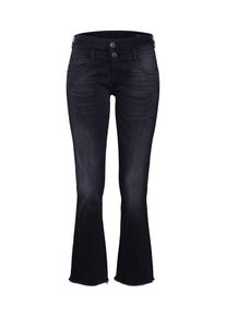 Herrlicher, Damen Jeans 'Baby Cropped Denim Black Stretch', Schwarz