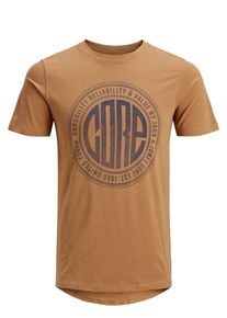 Jack & Jones JACK & JONES, Herren T-Shirt, Cognac