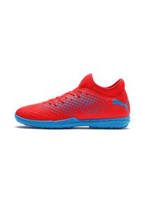 Puma, Herren Fu&szlig;ballschuhe 'Future 19.4 TT', Himmelblau / Neonrot