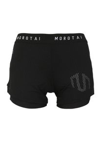 MOROTAI, Damen Sport-Shorts 'Mesh Performance', Schwarz / Wei&szlig;