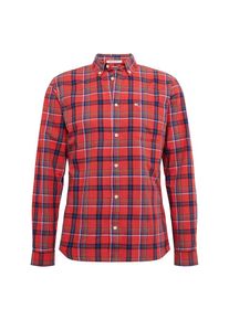 Tommy Hilfiger, Herren Hemd, Blau / Rot