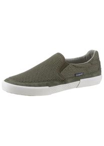 Bugatti, Herren Slip-On 'Polar', Khaki / Weiß