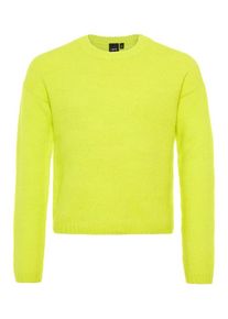 name it, Mädchen Pullover, Neongelb