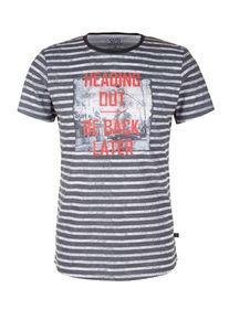 Q/S Designed By, Herren Shirt, Rot / Schwarz / Weiß