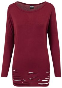 Urban Classics, Damen Tee, Burgunder