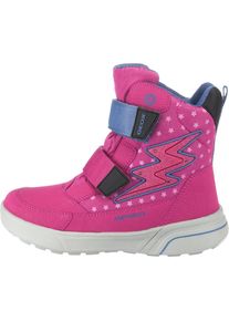 Geox, Mädchen Winterstiefel 'Sveggen Blinkies', Royalblau / Pink
