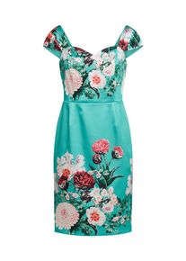 s.Oliver BLACK LABEL, Damen Kleid, Türkis / Pink