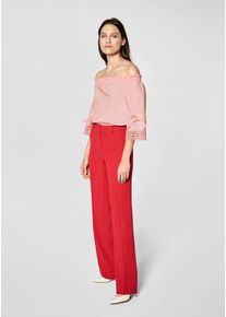 s.Oliver BLACK LABEL, Damen Off Shoulder-Bluse, Pastellpink