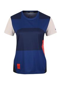 Nike, Damen Sport-Shirt 'W NK MILER TOP SS TKO', Blau