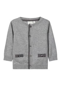 name it, Mädchen Strickjacke, Graumeliert