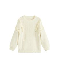 Mango Kids, M&auml;dchen Pullover 'Vivien', Wollwei&szlig;